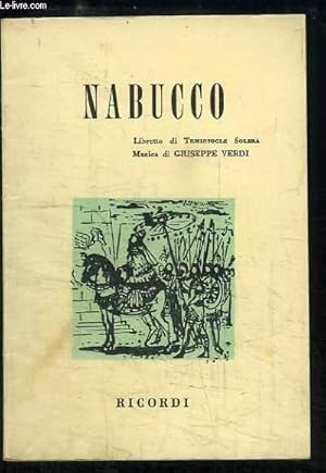 Bild des Verkufers fr Nabucco. Opera in 4 parti. zum Verkauf von Le-Livre