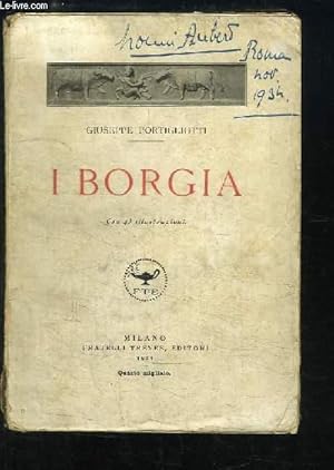 Bild des Verkufers fr I Borgia zum Verkauf von Le-Livre