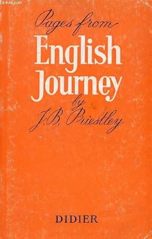Seller image for PAGES FROM 'ENGLISH JOURNEY' for sale by Le-Livre