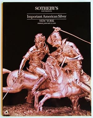 Important American Silver. January 27, 1989
