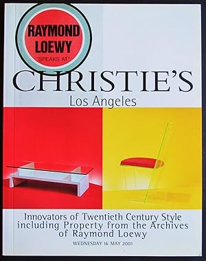 Innovators of Twentieth Century Style including Property from the Archives of Raymond Loewy
