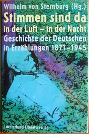 Stimmen sind da, in der Luft - in der Nacht : Geschichte der Deutschen in Erzählungen 1871 - 1945...