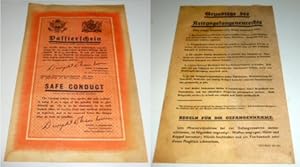 Passierschein / Safe Conduct