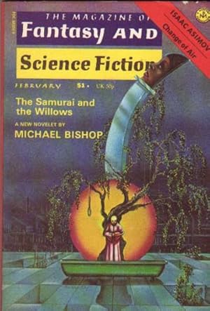 Seller image for The Magazine of Fantasy and Science Fiction February 1976, The Samurai and the Willows, The Machines That Ate Too Much, Dermuche, The Service, The Face on the Tombstone, The Volcano, Change of Air, The Search for Superman, + for sale by Nessa Books