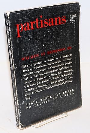 Seller image for Partisans; no. 66-67 (Juillet-Octobre) 1972: Sexualit et rpression (II) for sale by Bolerium Books Inc.