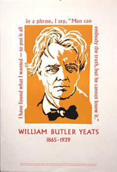 Portrait of William Butler Yeats.