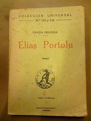 Immagine del venditore per Elias Portolu. venduto da Carmichael Alonso Libros