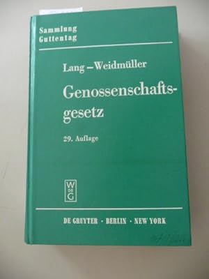 Imagen del vendedor de Genossenschaftsgesetz : Gesetz, betreffend die Erwerbs- und Wirtschaftsgenossenschaften; Kommentar mit Anmerkungen ber die Wohnungsbaugenossenschaften von Alice Riebandt-Korfmacher; Kommentar a la venta por Gebrauchtbcherlogistik  H.J. Lauterbach