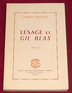 Seller image for LESAGE et GIL BLAS - Tome I for sale by LE BOUQUINISTE