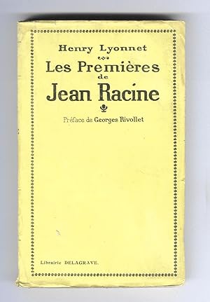 Seller image for Les "Premires" de Jean Racine - Prface de Georges Rivollet for sale by MAGICBOOKS