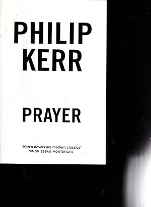 Seller image for Prayer. A Novel ----- UNCORRECTED BOUND BOOK PROOF for sale by SAVERY BOOKS