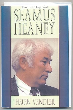 Bild des Verkufers fr Seamus Heaney zum Verkauf von Between the Covers-Rare Books, Inc. ABAA