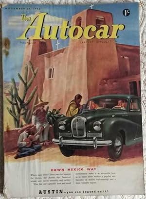 Autocar Nov 14 1952 Allard Monte Carlo Allard K3 American Transmissions