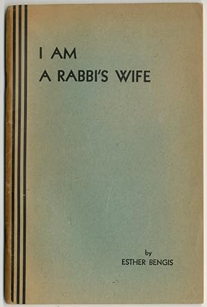 Seller image for I Am A Rabbi's Wife for sale by Between the Covers-Rare Books, Inc. ABAA