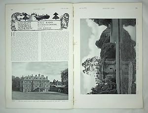 Original Issue of Country Life Magazine Dated August 21st 1909, with a Main Feature on Hall Barn ...