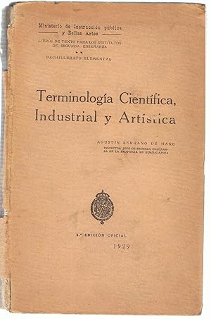 Imagen del vendedor de TERMINOLOGA CIENTFICA, INDUSTRIAL Y ARTSTICA a la venta por Librera Torren de Rueda