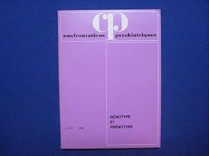 Confrontation Psychiatriques. Génotype et Phénotype. N°27