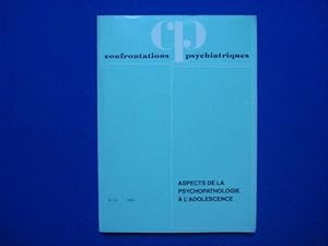 Confrontations Psychiatriques. Aspects de la Psychopathologie à l'adolescence. N°29