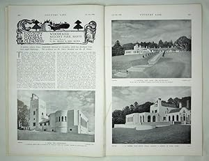 Original Issue of Country Life Magazine Dated October 4th 1930, with a Main Feature on Woodfalls,...
