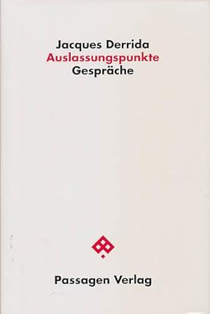 Auslassungspunkte. Gespräche. Herausgegeben von Peter Engelmann.