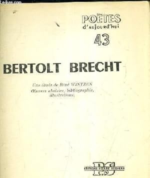 Bild des Verkufers fr POETES D'AUJOURD'HUI N43 - BERTOLT BRECHT. zum Verkauf von Le-Livre