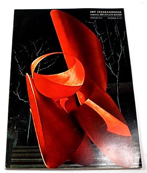 Art International Magazine/The Lugano Review, Volume XV/8, October 20, 1971