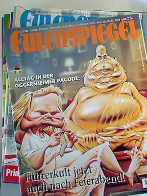 Eulenspiegel - 1996, Nr. 1 - 12 (ohne Heft 5 ! ) - Satire, Humor, Nonsens plus ultra.