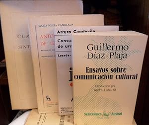 Imagen del vendedor de CONSULTORIO GRAMATICAL DE URGENCIA + ANTOLOGA DE TEXTOS FONTICOS + ENSAYOS SOBRE COMUNICACIN INTELECTUAL + CURSO SUPERIOR DE SINTAXIS ESPAOLA (4 libros) a la venta por Libros Dickens