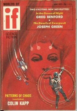 Bild des Verkufers fr IF Worlds of Science Fiction: June 1972 ("In the Ocean of Night"; "Patterns of Chaos") zum Verkauf von Books from the Crypt