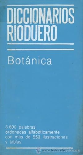 BOTANICA. DICCIONARIOS RIODUERO