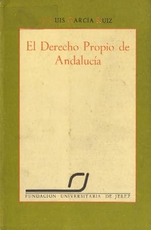 EL DERECHO PROPIO DE ANDALUCIA
