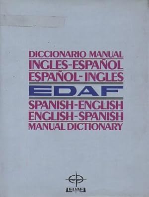 DICCIONARIO MANUAL INGLES/ESPAÑOL - ESPAÑOL/INGLES.