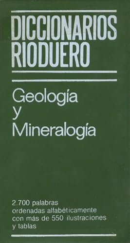 GEOLOGIA Y MINERALOGIA. DICCIONARIOS RIODUERO