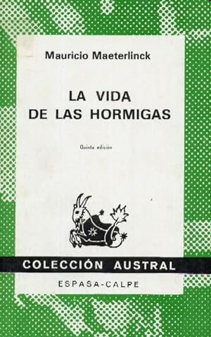 Imagen del vendedor de LA VIDA DE LAS HORMIGAS a la venta por Librera Raimundo