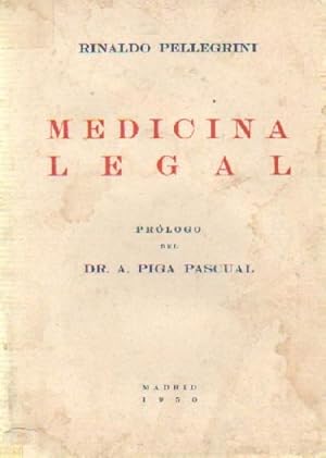 Imagen del vendedor de MEDICINA LEGAL a la venta por Librera Raimundo