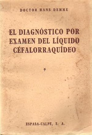 Seller image for EL DIAGNOSTICO POR EXAMEN DEL LIQUIDO CEFALORRAQUIDEO for sale by Librera Raimundo