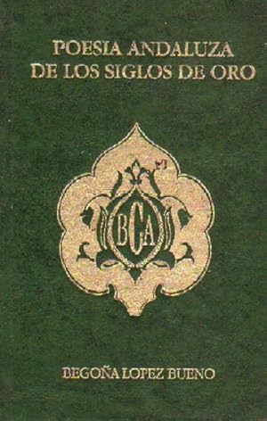 Immagine del venditore per POESIA ANDALUZA DE LOS SIGLOS DE ORO venduto da Librera Raimundo