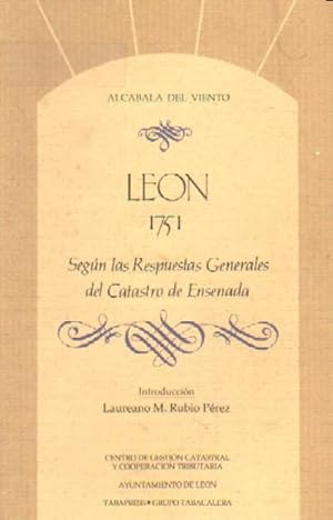 Seller image for LEON, 1751. SEGN LAS RESPUESTAS GENERALES DEL CATASTRO DE ENSENADA. for sale by Librera Raimundo