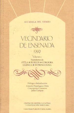 VECINDARIO DE ENSENADA 1759. VOLUMEN I