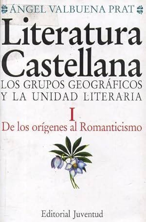 LITERATURA CASTELLANA. LOS GRUPOS GEOGRAFICOS Y LA UNIDAD LITERARIA. 2 TOMOS