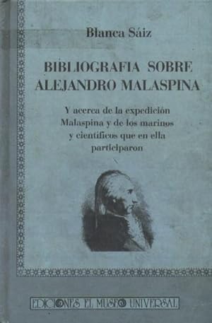 Imagen del vendedor de BIBLIOGRAFIA SOBRE ALEJANDRO MALASPINA a la venta por Librera Raimundo