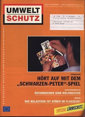 Bild des Verkufers fr Sommerozon: Hrt auf mit dem "Schwarzen-Peter"-Spiel, in: UMWELTSCHUTZ, Juli/August 1996. Das Manager-Magazin fr kologie und Wirtschaft. zum Verkauf von Antiquariat Bookfarm