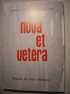 Imagen del vendedor de Nova et Vetera. Num. 66. Julio-Diciembre 2008 a la venta por Librera Antonio Azorn