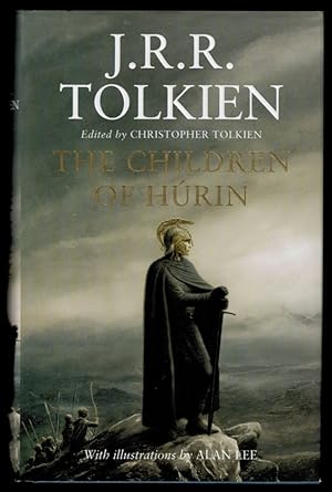 Immagine del venditore per THE CHILDREN OF HRIN [NARN I CHN HRIN: The Tale of the Children of Hrin]. Edited by Christopher Tolkien. Illustrated by Alan Lee. venduto da Thompson Rare Books - ABAC / ILAB