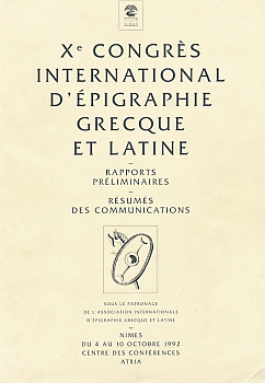 Image du vendeur pour X Congrs International D'pigraphie Greque et Latine. Rapports Prliminaires. Rsums des Communications mis en vente par Barter Books Ltd