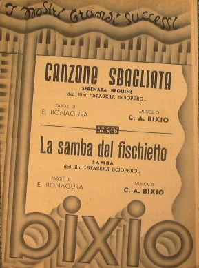 Canzone sbagliata ( serenata beguine ) - La samba del fischietto ( samba )