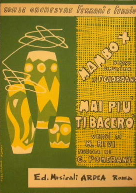 Bild des Verkufers fr Mambo x ( mambo ) - Mai pi ti bacer ( beguine lenta ) zum Verkauf von Antica Libreria di Bugliarello Bruno S.A.S.