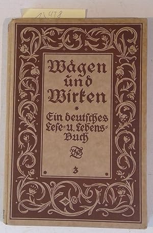 Seller image for Wgen und Wirken - Heimatausgabe fr die Mark Brandenburg und Berlin, Teil III. Ein deutsches Lese- und Lebensbuch. Neue Ausgabe for sale by Antiquariat Trger