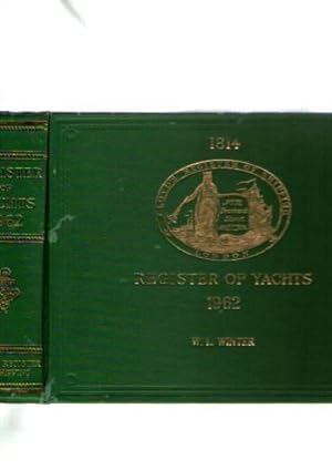 1814 Lloyd's Register Of Shipping : Register Of Yachts 1962. Includes First And Second Supplements