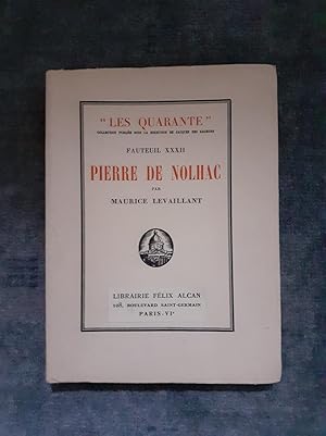 Imagen del vendedor de Fauteuil XXXII. PIERRE DE NOLHAC. a la venta por Librairie Sainte-Marie